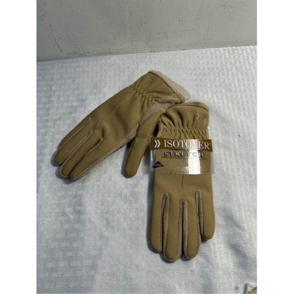 Isotoner gloves tan camel os color new style#56689 - Picture 3 of 6